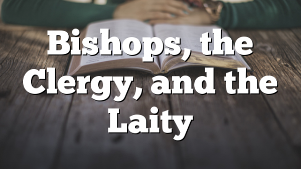 Bishops, the Clergy, and the Laity