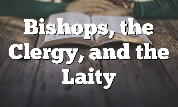 Bishops, the Clergy, and the Laity