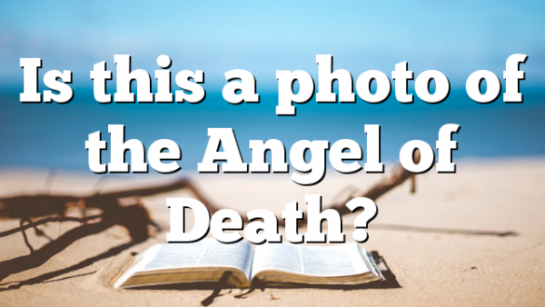 Is this a photo of the Angel of Death?