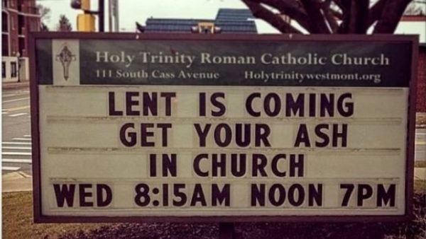How often do you redo your Church sign?
