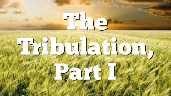 The Tribulation, Part I