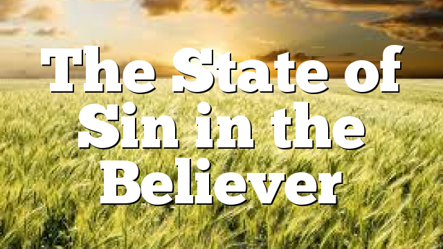 The State of Sin in the Believer