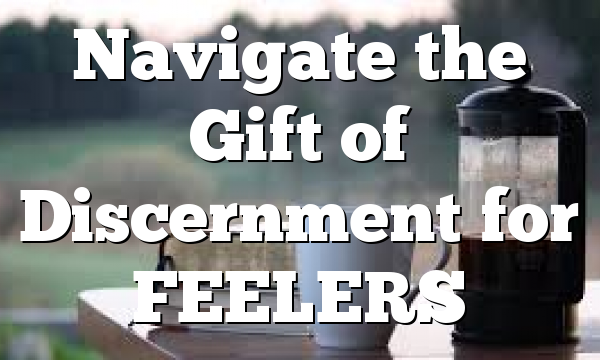 Navigate the Gift of Discernment for FEELERS
