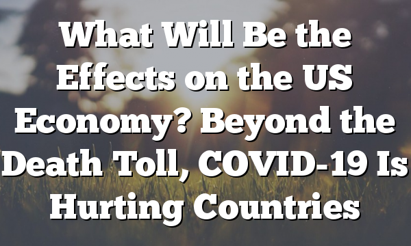 What Will Be the Effects on the US Economy? Beyond the Death Toll, COVID-19 Is Hurting Countries