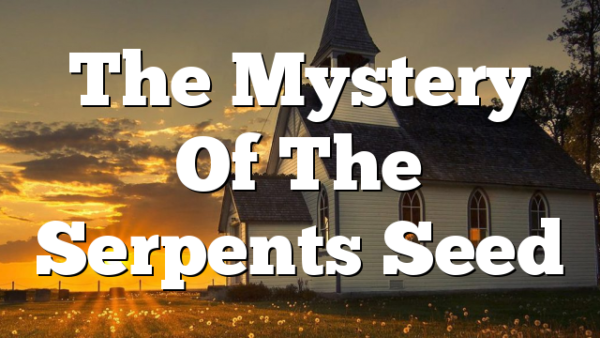 The Mystery Of The Serpents Seed