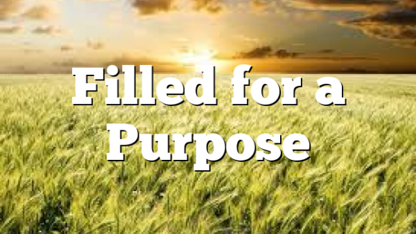 Filled for a Purpose