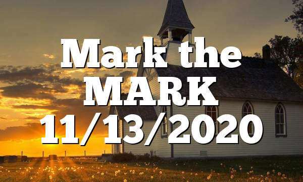 Mark the MARK 11/13/2020