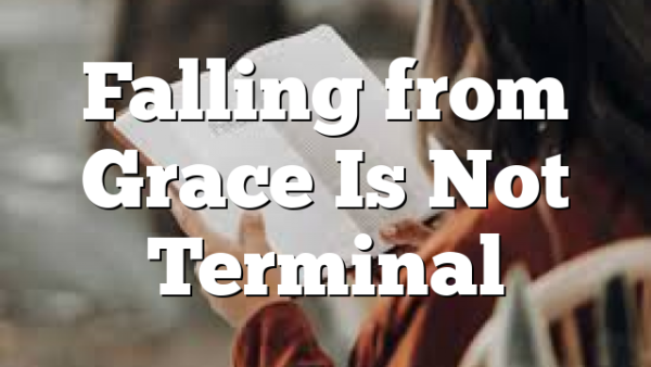 Falling from Grace Is Not Terminal
