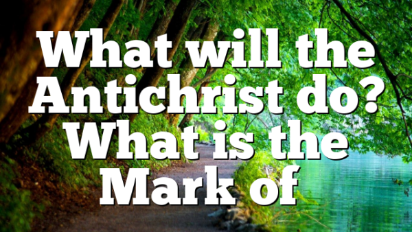 What will the Antichrist do? What is the Mark of…