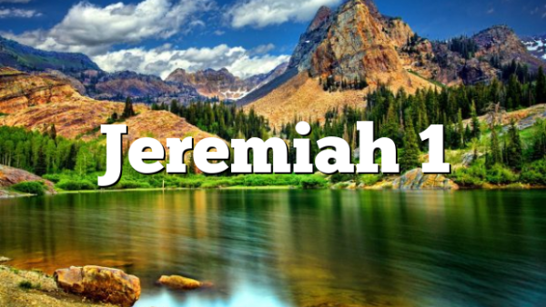 Jeremiah 1