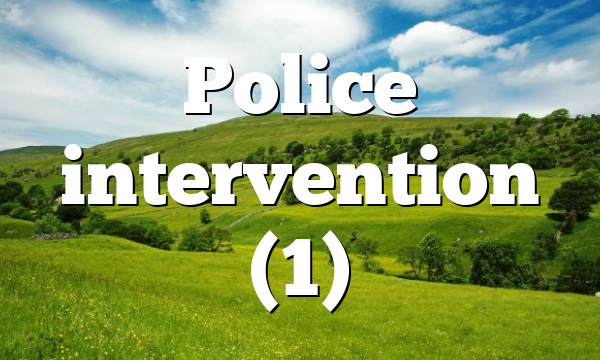Police intervention (1)