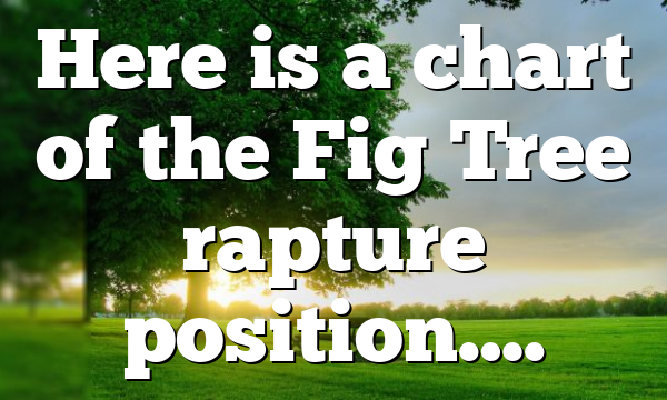 Here is a chart of the Fig Tree rapture position….