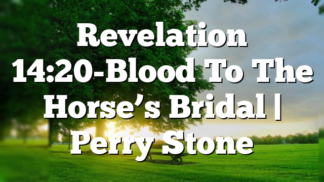 Revelation 14:20-Blood To The Horse’s Bridal | Perry Stone