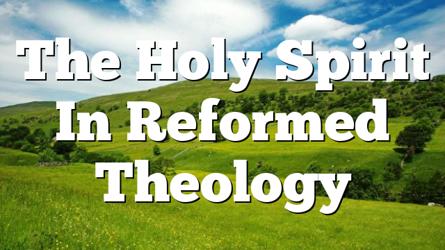 The Holy Spirit In Reformed Theology