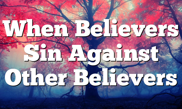 When Believers Sin Against Other Believers
