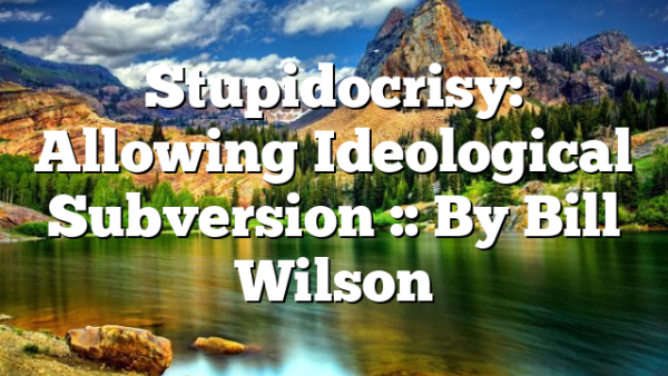 Stupidocrisy: Allowing Ideological Subversion :: By Bill Wilson