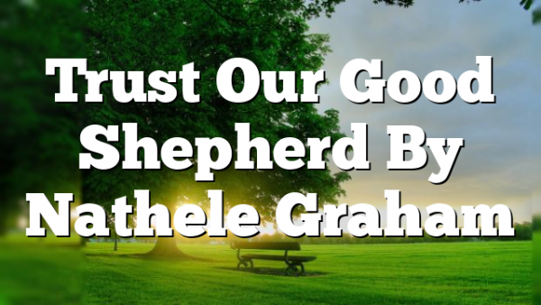 Trust Our Good Shepherd By Nathele Graham