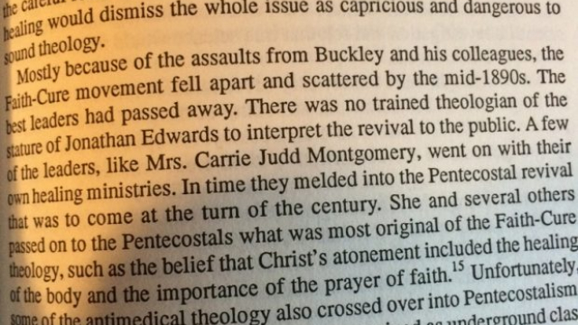 Faith Healers do NOT quench the Spirit