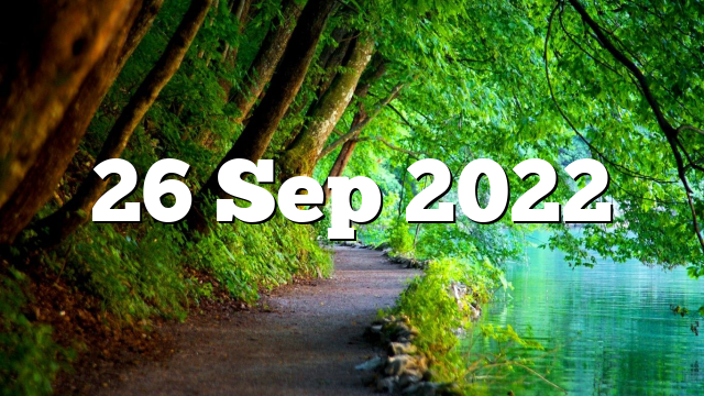 26 Sep 2022