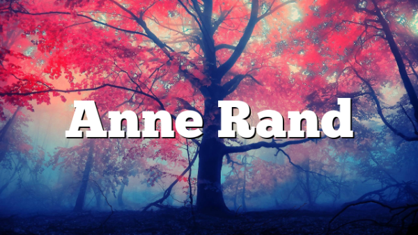 Anne Rand