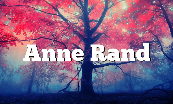 Anne Rand