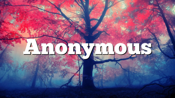Anonymous