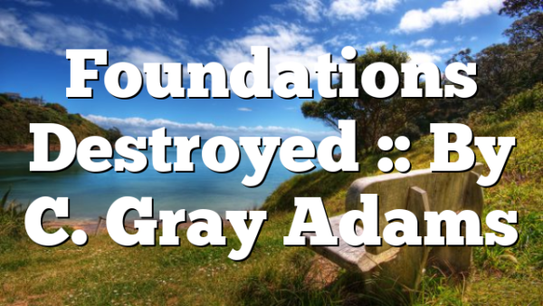 Foundations Destroyed :: By C. Gray Adams
