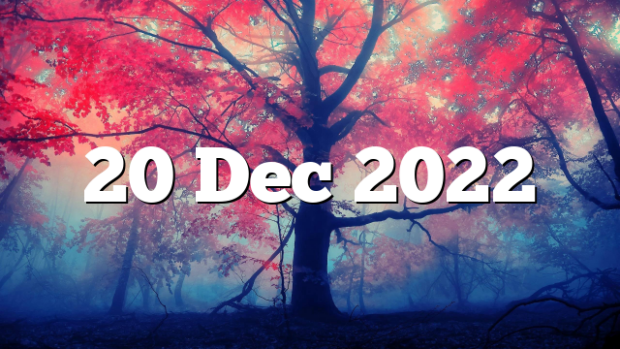 20 Dec 2022