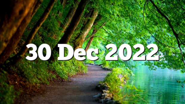 30 Dec 2022