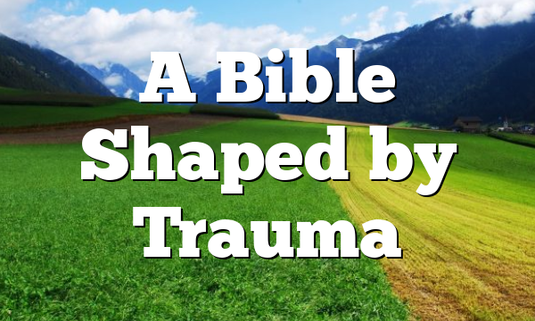 A Bible Shaped by Trauma