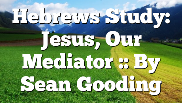 Hebrews Study: Jesus, Our Mediator :: By Sean Gooding