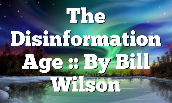 The Disinformation Age :: By Bill Wilson