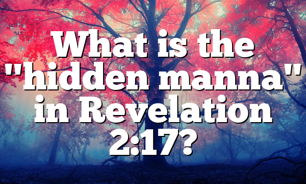 What is the "hidden manna" in Revelation 2:17?