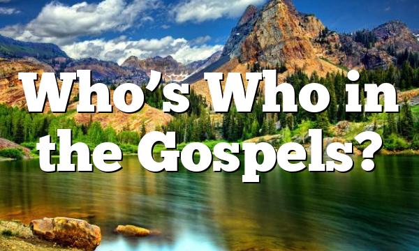 Who’s Who in the Gospels?
