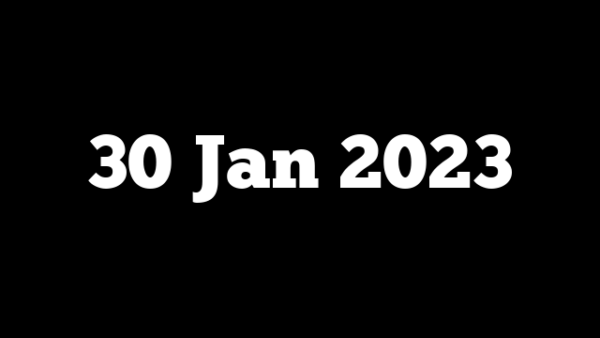 30 Jan 2023