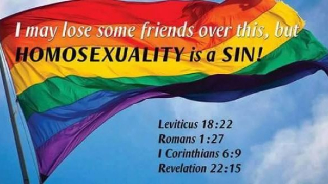ALL you need to know about the gay homosexual issue from a theological point of view