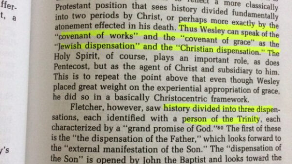 Dr. Donald Dayton: Wesley, Fletcher and Pentecostal Dispensations