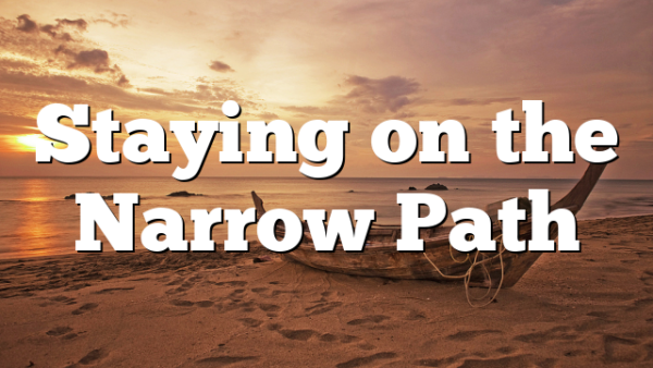 Staying on the Narrow Path