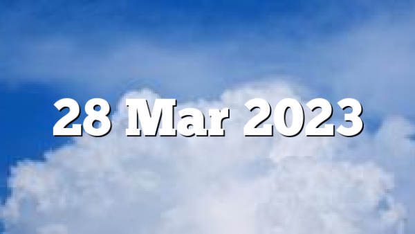 28 Mar 2023