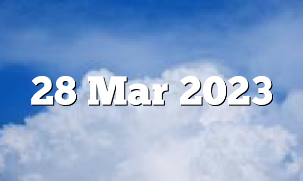 28 Mar 2023