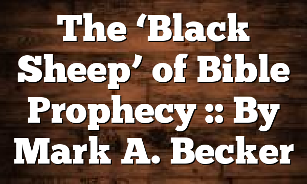 The ‘Black Sheep’ of Bible Prophecy :: By Mark A. Becker