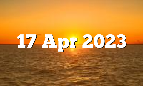17 Apr 2023