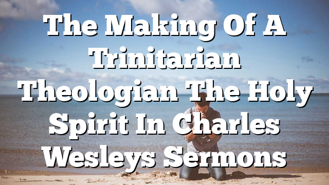 The Making Of A Trinitarian Theologian The Holy Spirit In Charles Wesleys Sermons